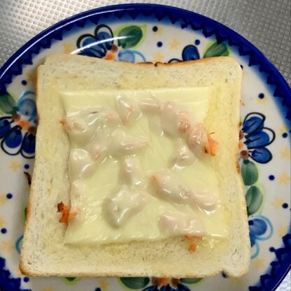 少しの塩鮭が美味しいチーズトーストになりました〜✨
素敵なレシピごちそうさまでした♪(๑ᴖ◡ᴖ๑)♪
